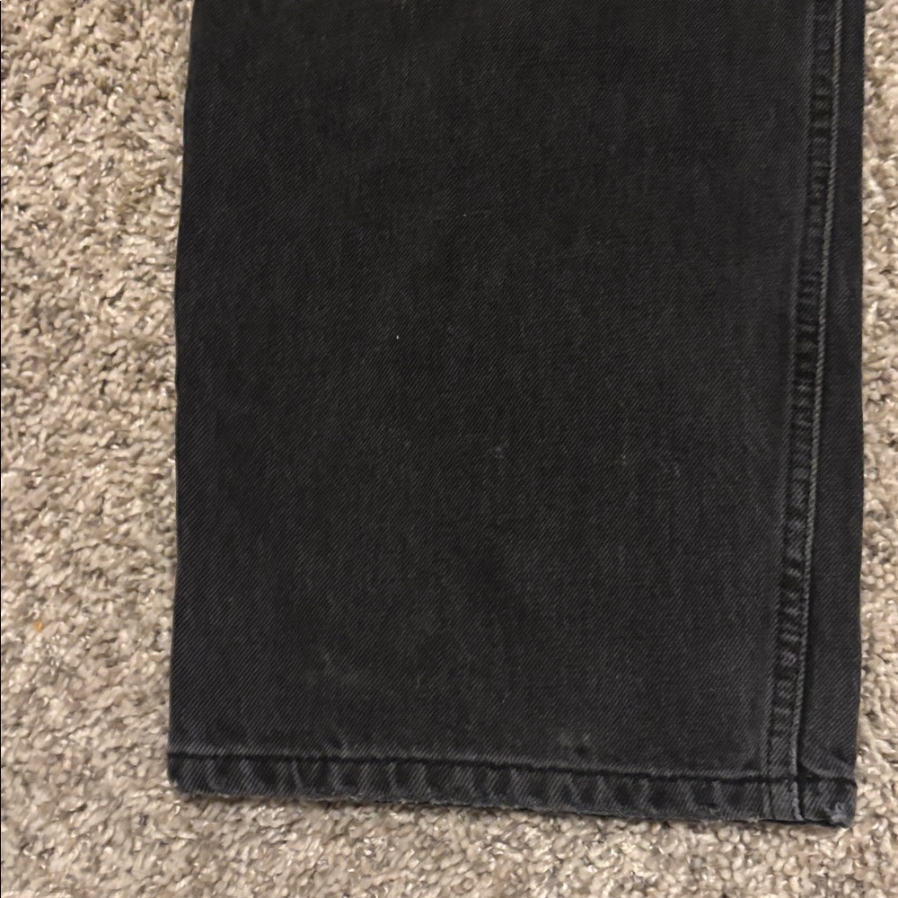 Reformation Women's Straight Leg Jeans - Dark Gray - Picture 5 of 12